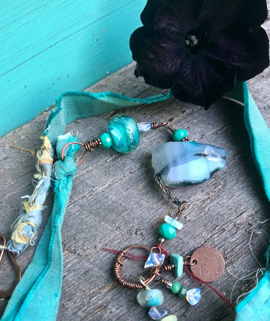 Seaside Breeze Wrap Bracelet or Choker