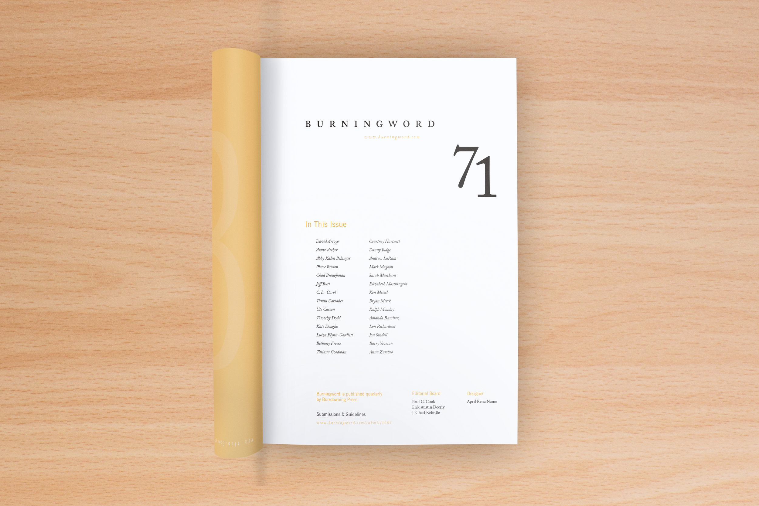 Burningword Literary Journal