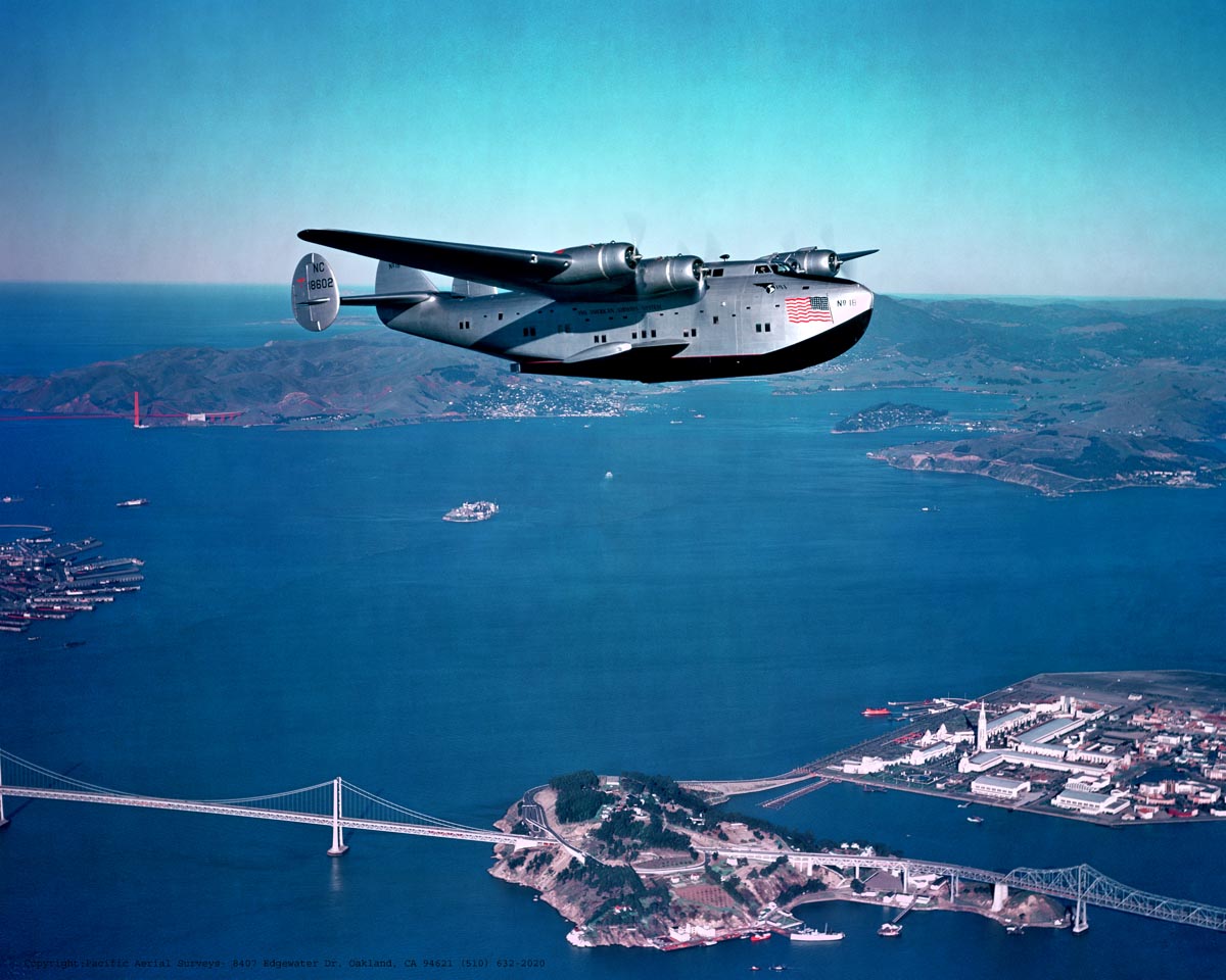  The massive Boeing 314 flying boat was an icon of the Golden Age of passenger flight.  (Library of Congress)  