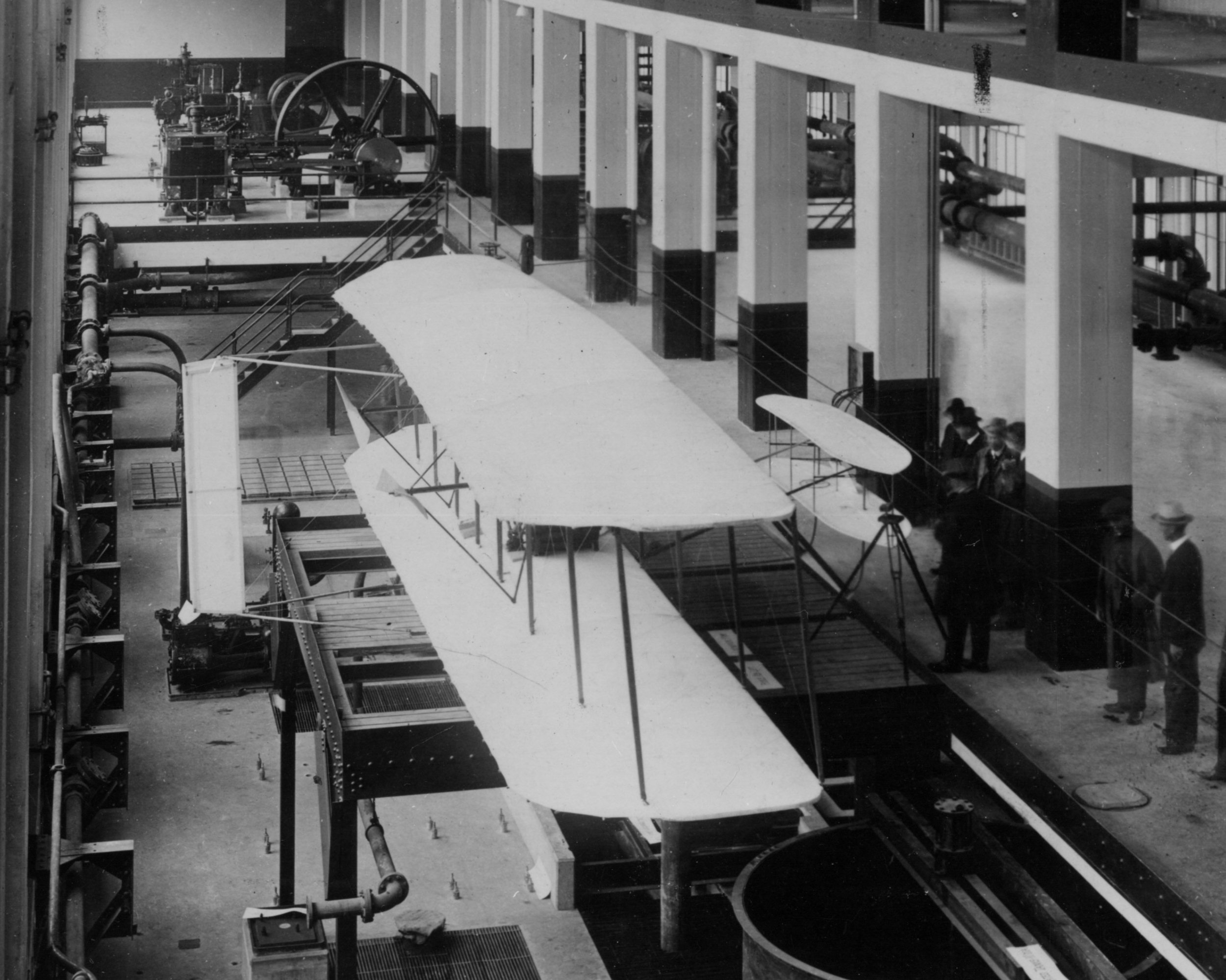  The 1903 Wright Flyer on display at MIT in 1916. 