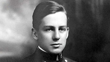  A young Donald Douglas as a cadet in the Naval Academy. 