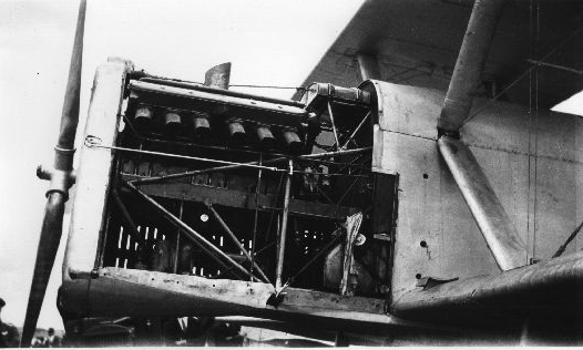  Like the World Cruiser, the DT-2 was powered by a 12 cylinder Liberty Engine. &nbsp; (San Diego Air &amp; Space Museum)  