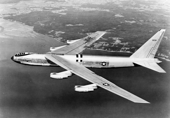  First flown in 1952, the B-52 has surpassed sixty years of continuous service and is expected to serve into the 2040s.  (San Diego Air &amp; Space Museum)  