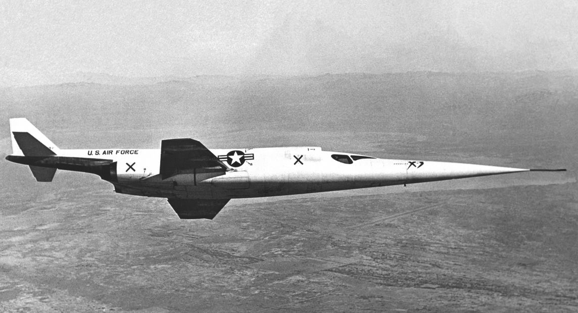 Looking more like a craft from a Star Wars movie, the Douglas X-3 Stiletto first flew in 1952 and was designed to explore sustained supersonic flight. &nbsp; (NASA/Dryden)  