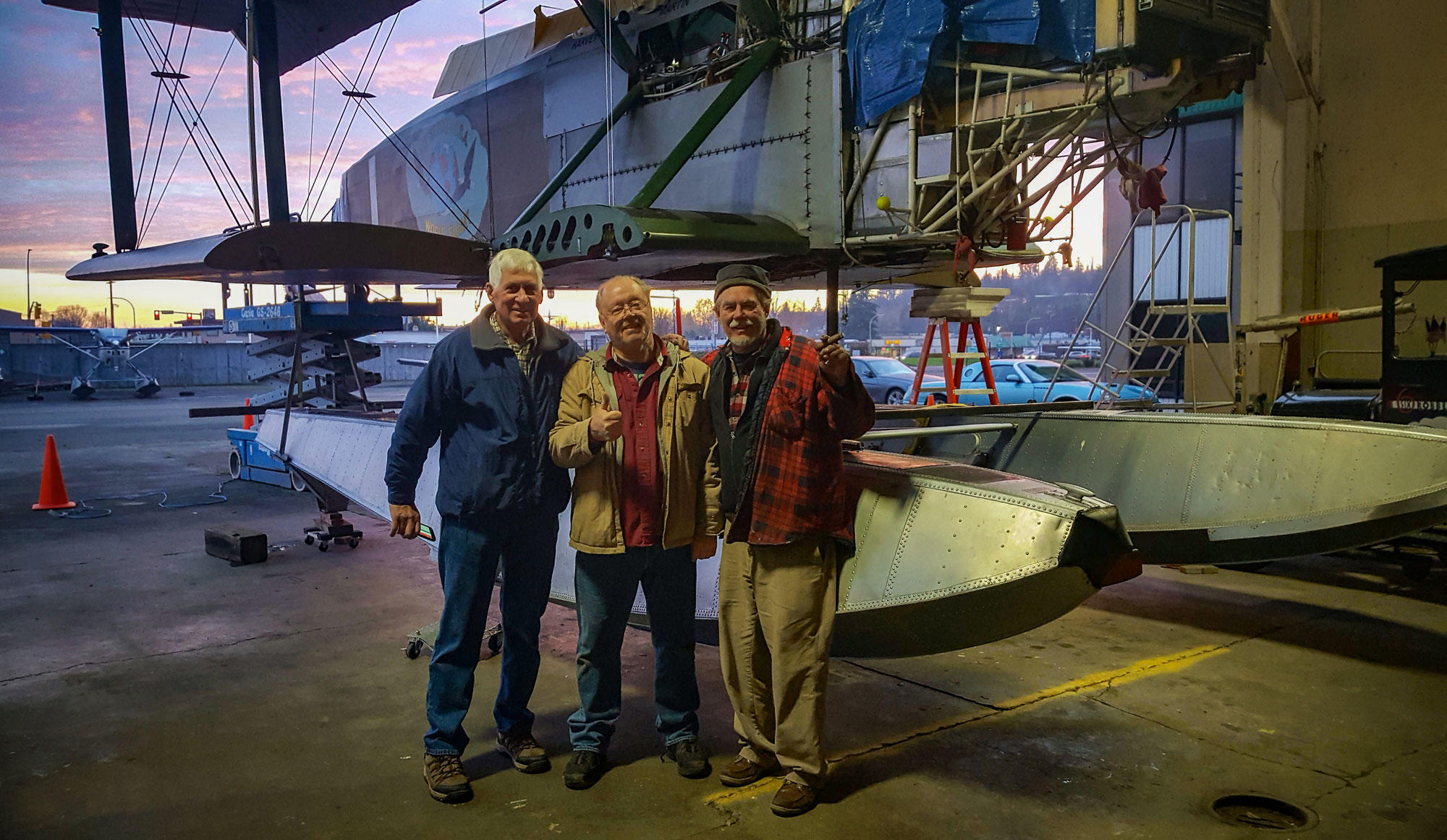 Roland Klix, Gary Carmichael & Bob.