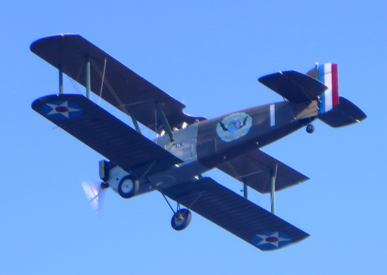 Cruiser in the air and the engine is running great! Carter Teeters and Diane enjoy a clear autumn day.  (Image courtesy John & Joellen Hope)