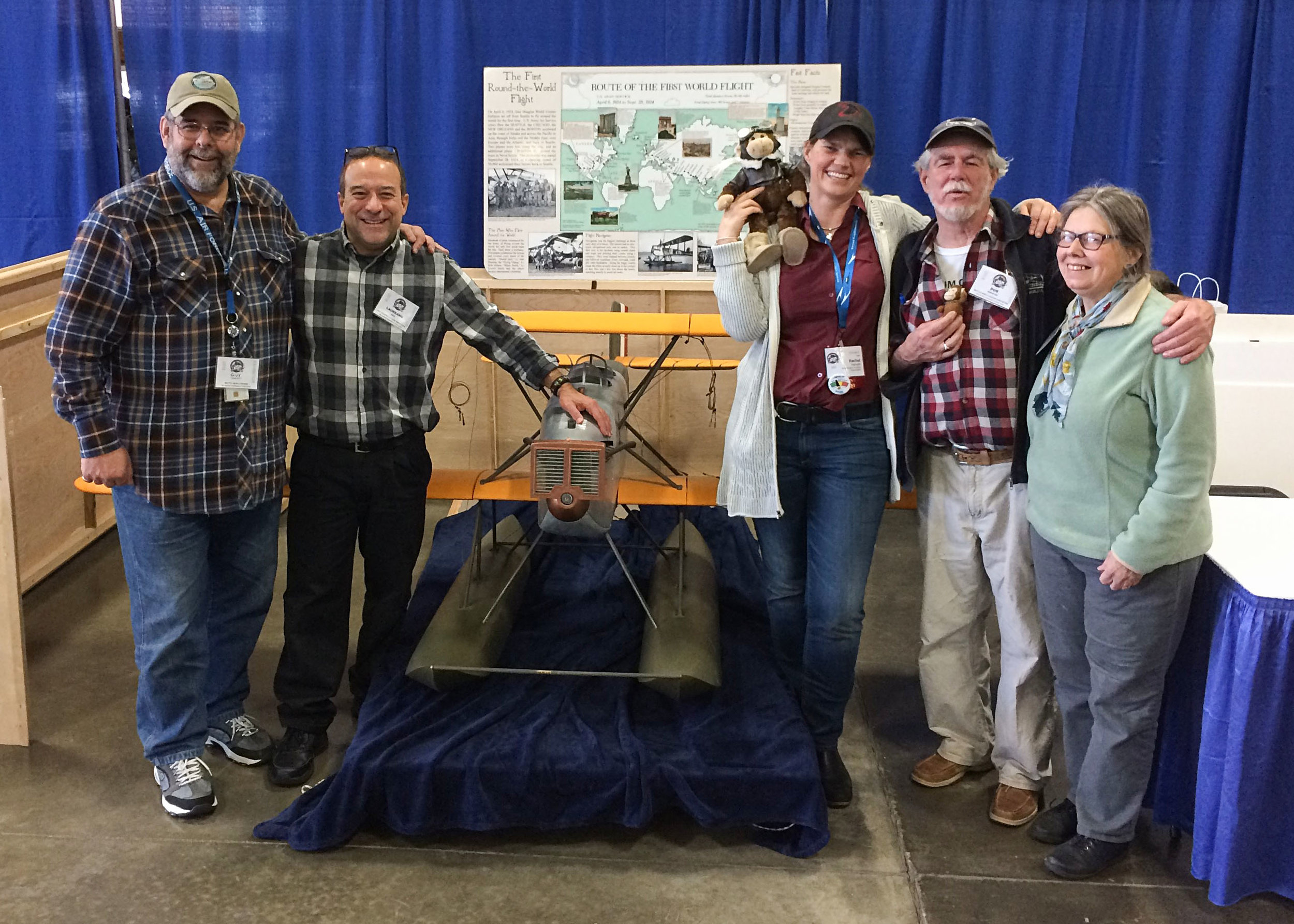 The crew with Rachel Hansen, the “spark plug” behind the scenes and in front of the NW Aviation Conference and Trade Show.&nbsp;