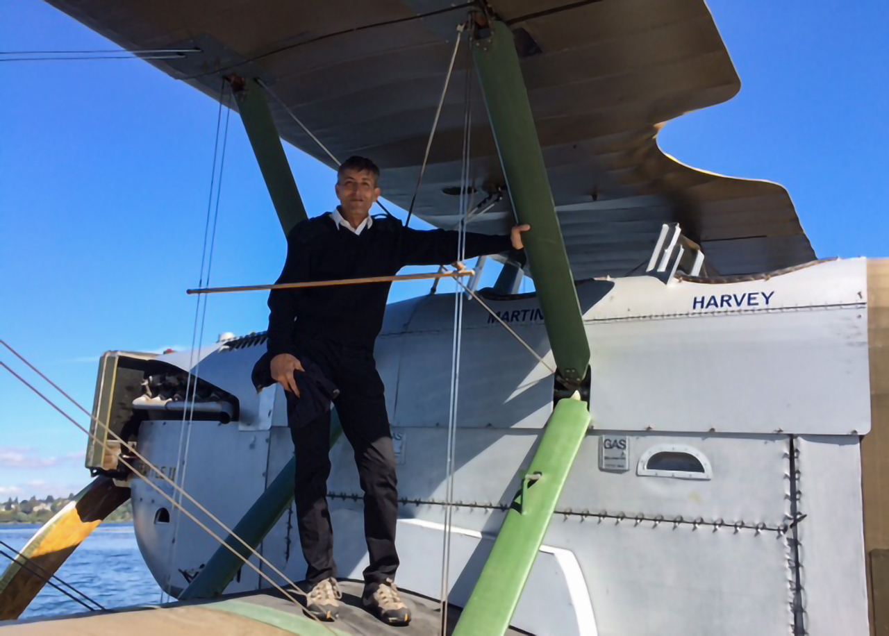  James Young, Bob’s seaplane instructor for the float trials. 