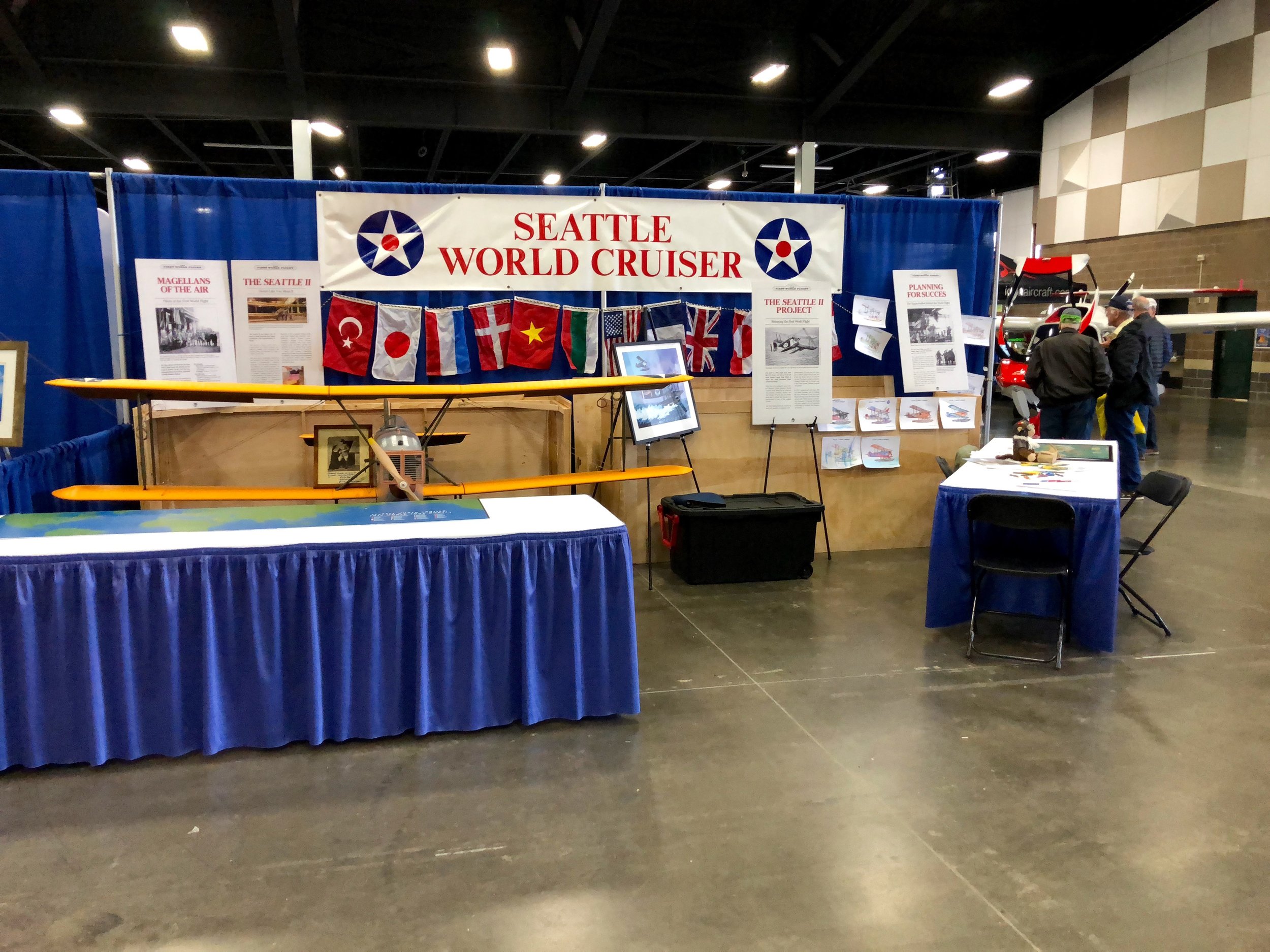 Our booth setup.
