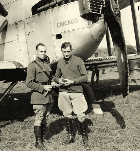 Lt. Arnold and Lt. Smith. (Image courtesy of San Diego Air and Space Museum)