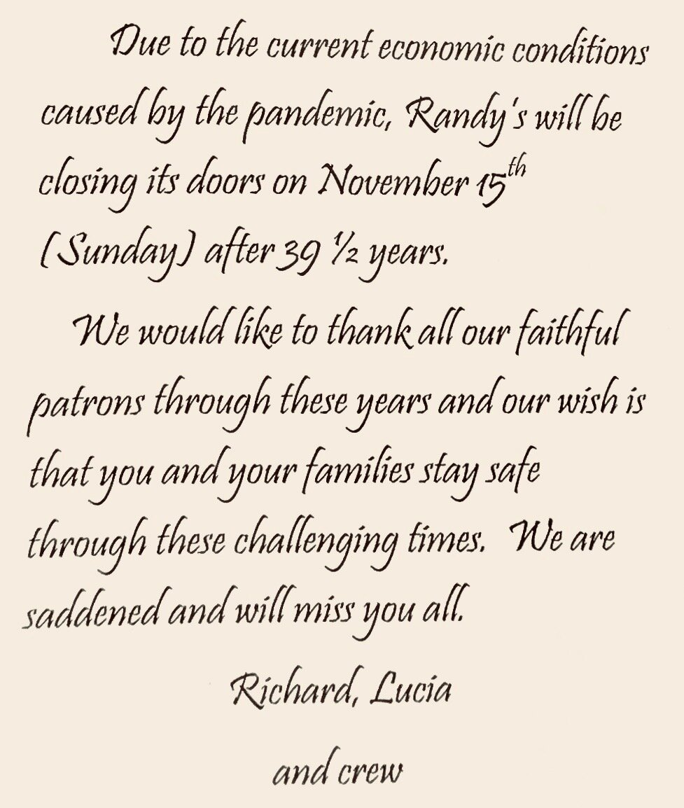  Farewell address. 