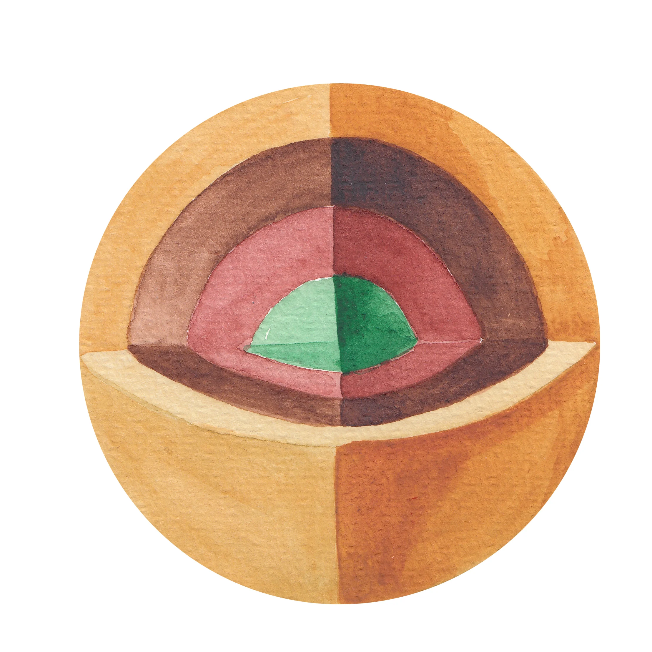 Encapsulating food in order of digestion