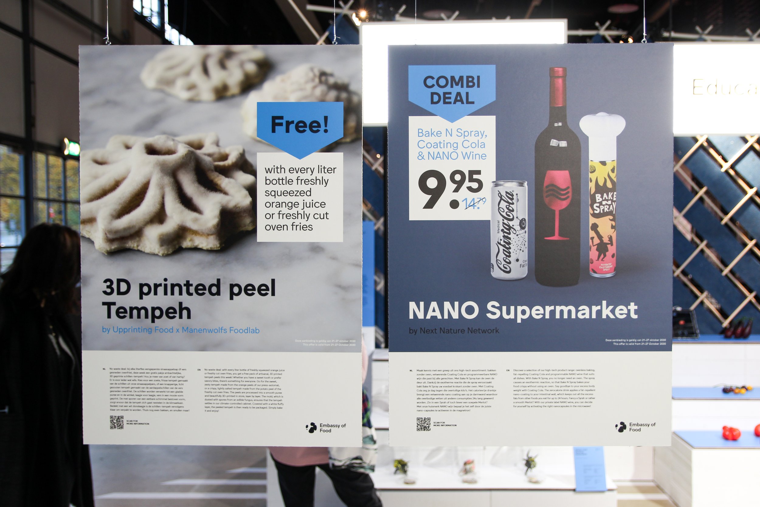 3D printed Tempeh &amp; Nano Supermarket
