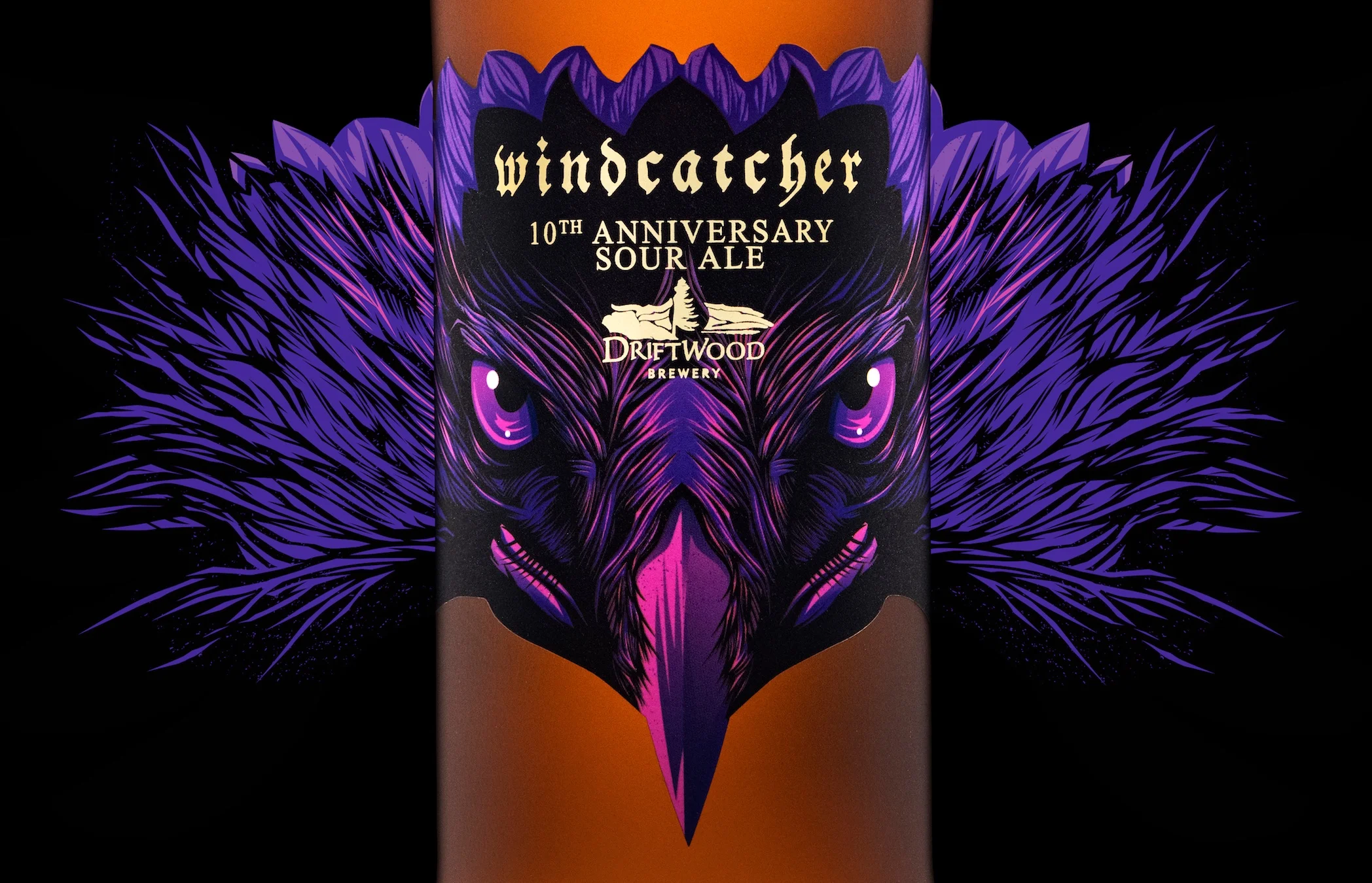 Windcatcher Ale Craft Beer Label Design - Driftwood Brewery - HGC