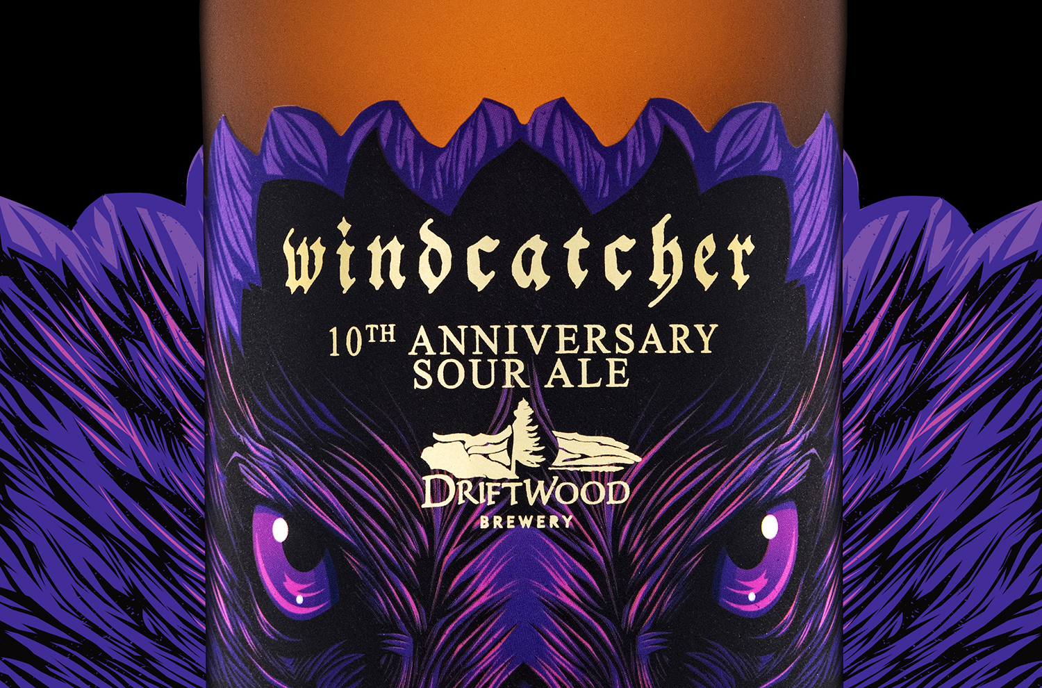 Windcatcher Ale Craft Beer Label Design - Driftwood Brewery - HGC