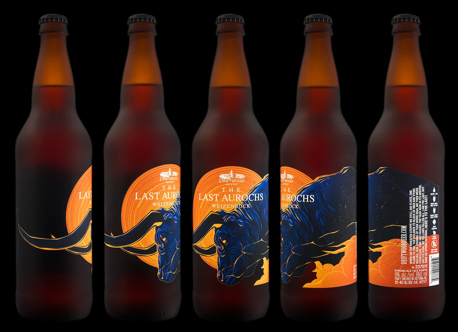 Last Aurochs Craft Beer Branding - Driftwood Brewery Design - HGC