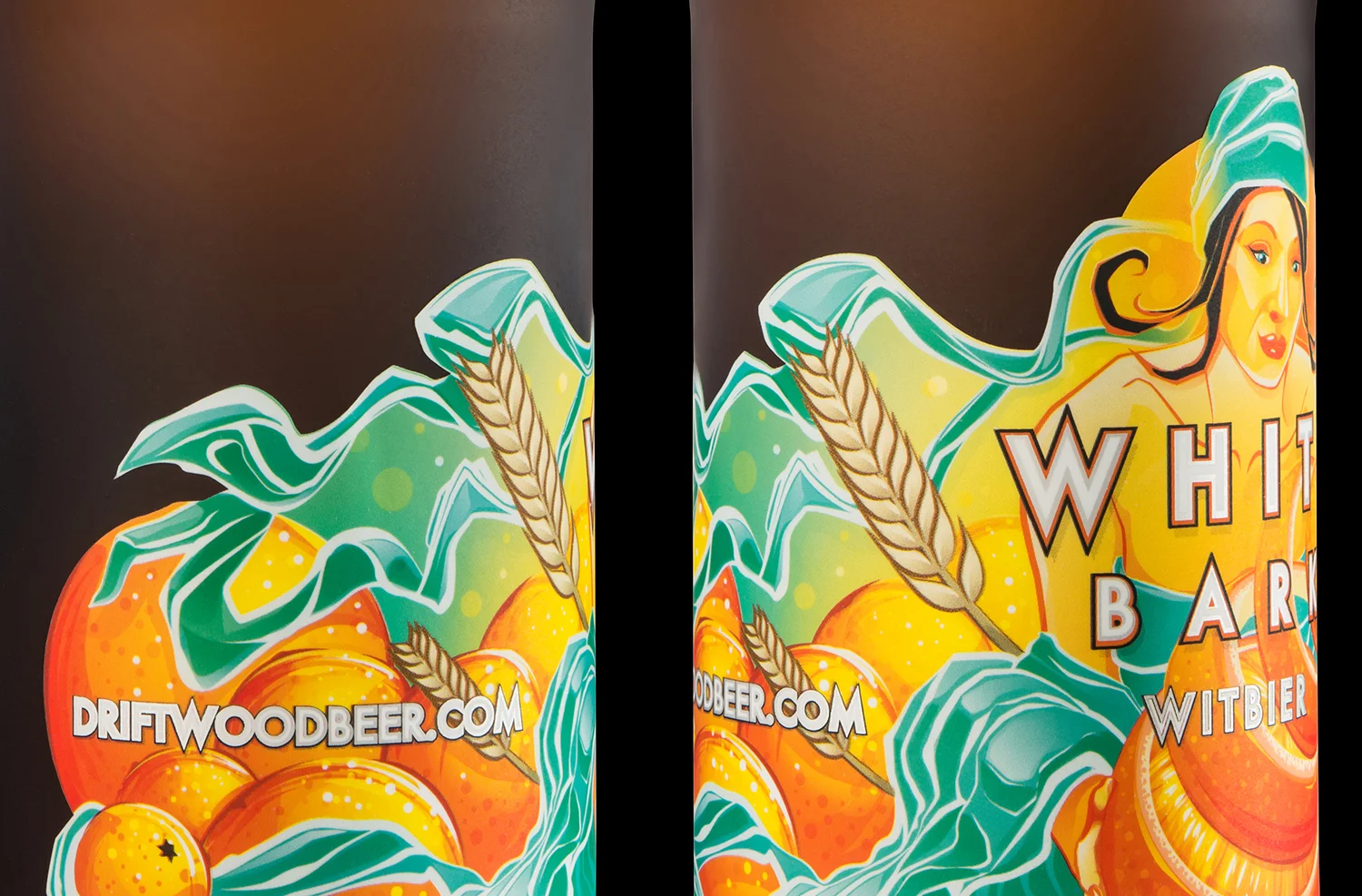 White Bark Witbier Label Design - Refreshing Craft Beer Packaging - HGC
