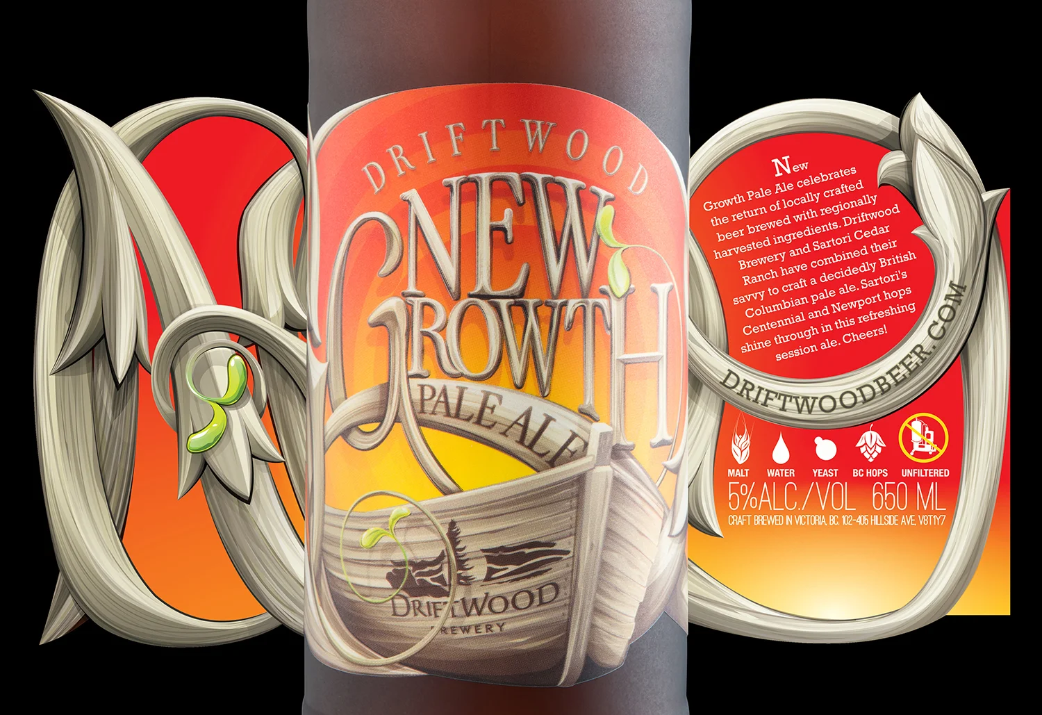 New Growth Pale Ale — HIRED GUNS CREATIVE