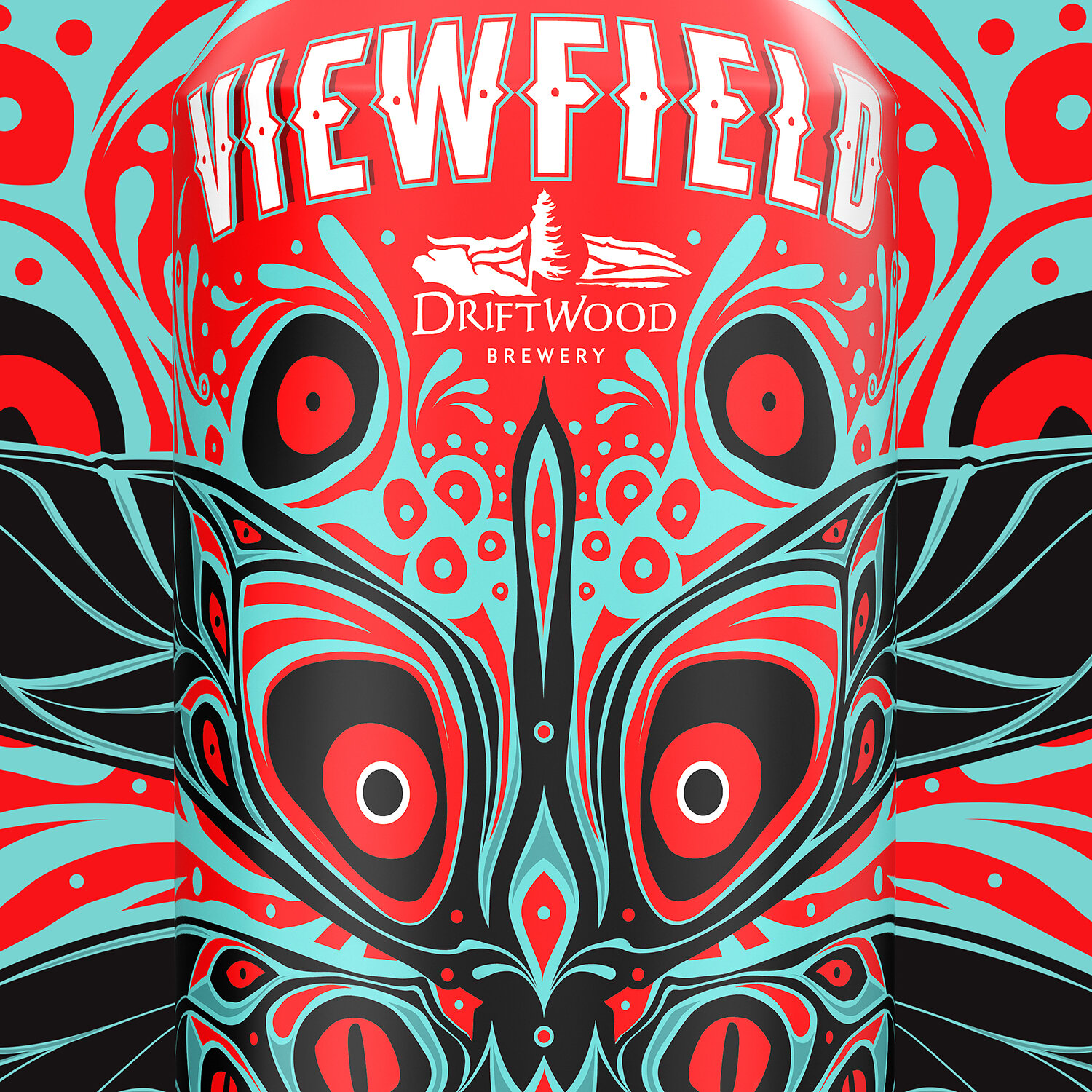 Viewfield Brett Saison - Craft Beer Label Design, Driftwood Brewery - HGC