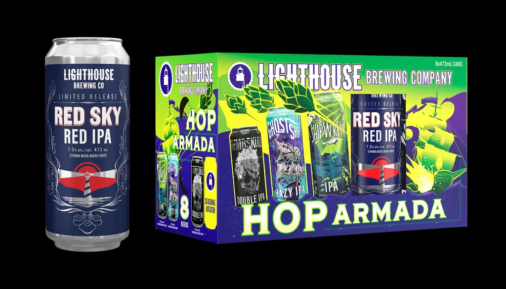 Lighthouse Brewing - Craft Beer Branding & Brewery Logos - HGC