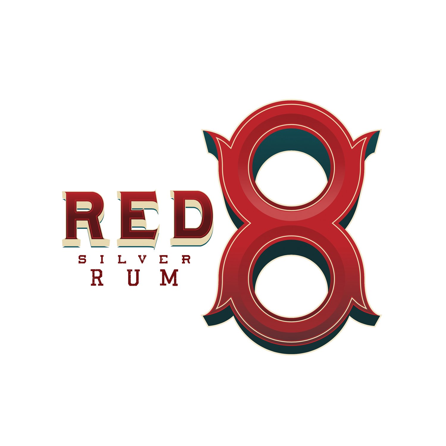 Red 8 Rum logo