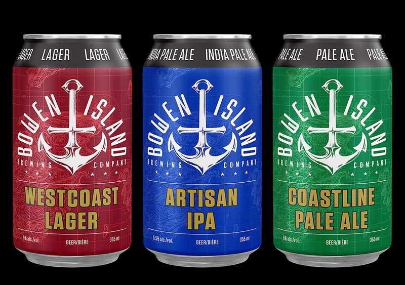 Bowen Island Brewing 2023 Rebrand