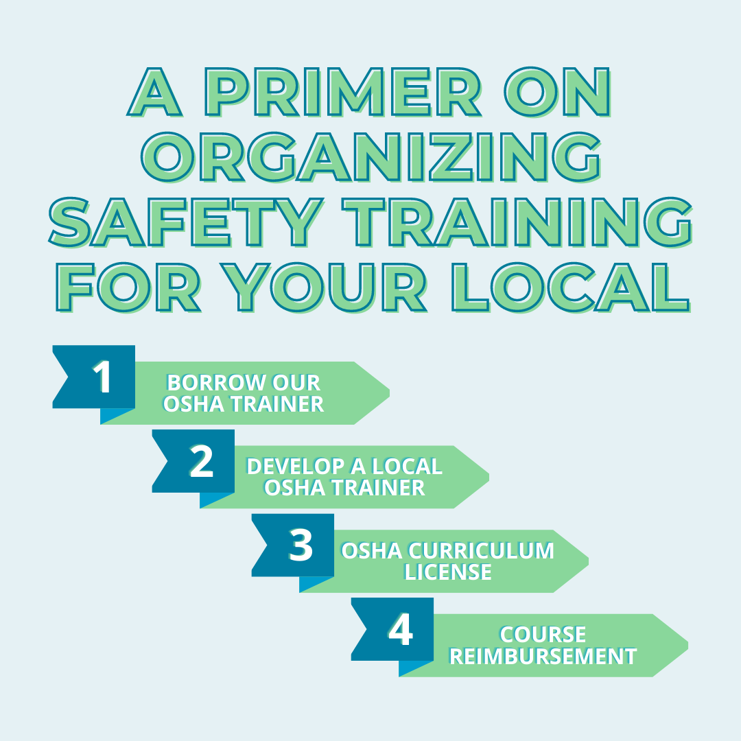 A Primer on Organizing Local Safety Training