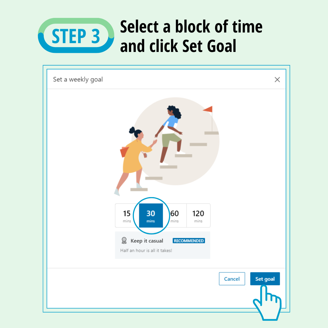 Setting Learning Aid Make LinkedIn Learning Work for You: Set Learning Goals — IATSE ...