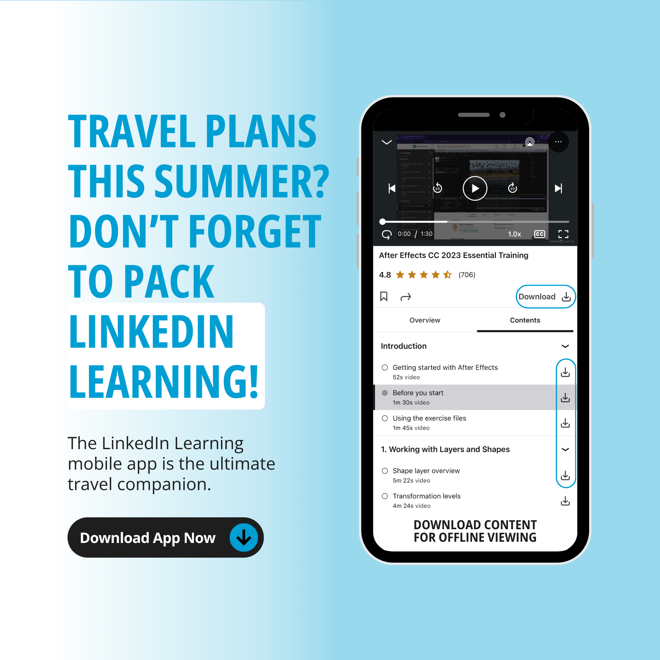 Travel Plans This Summer? Don’t forget to pack LinkedIn Learning!