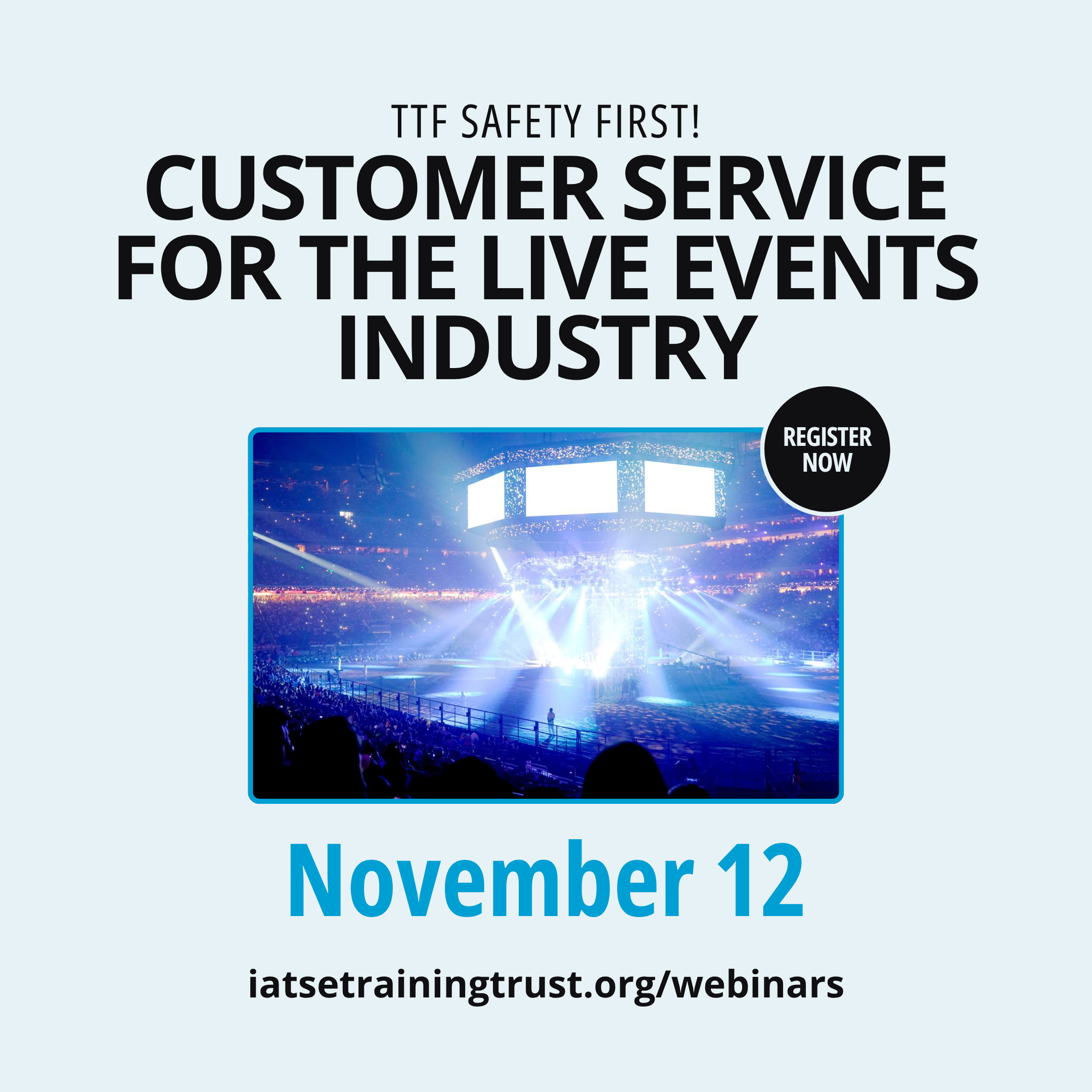 Customer Service for the Live Events Industry on November 12, 2026