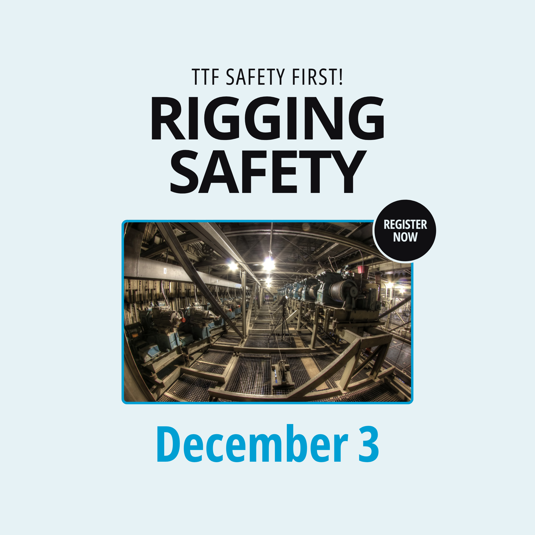 Rigging Safety on December 3, 2026