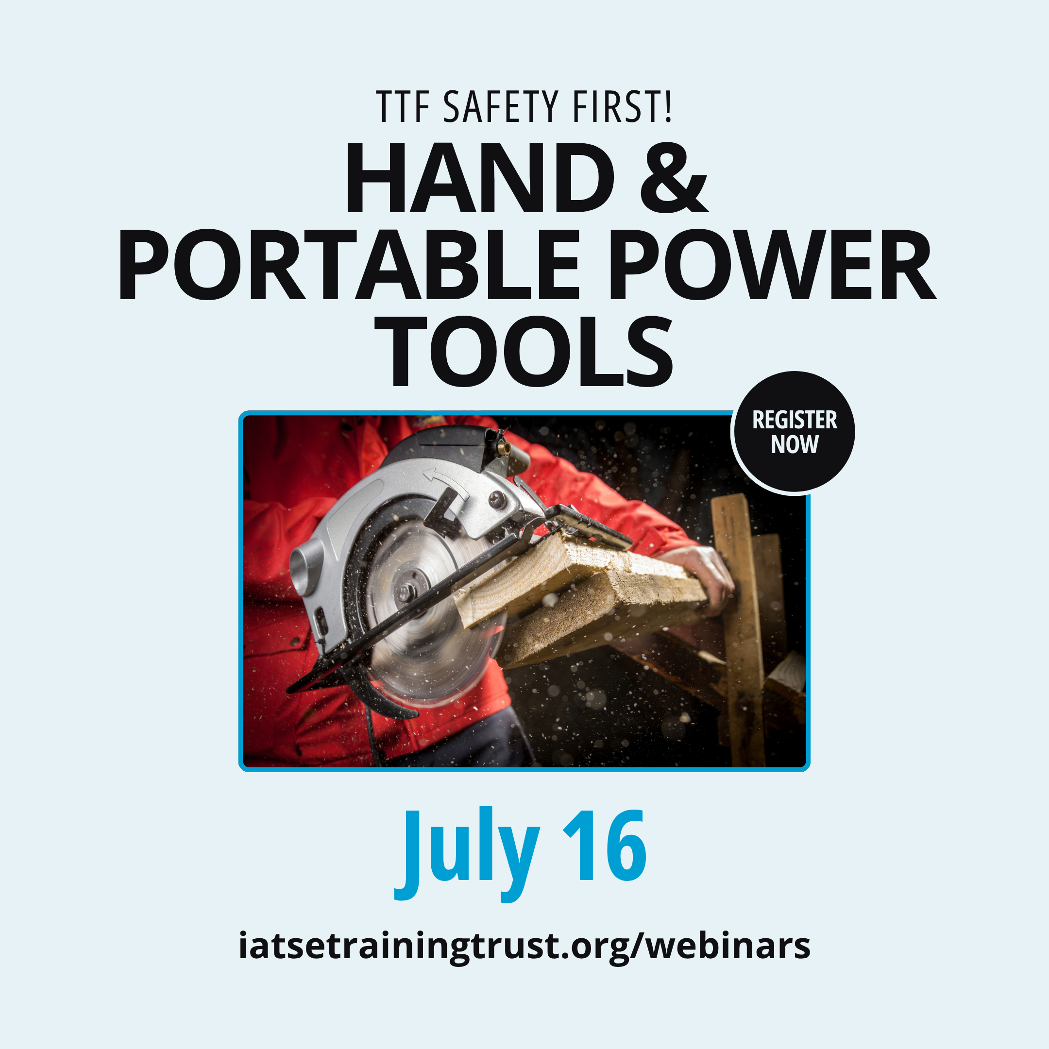 Hand &amp; Portable Power Tools on July 16, 2026