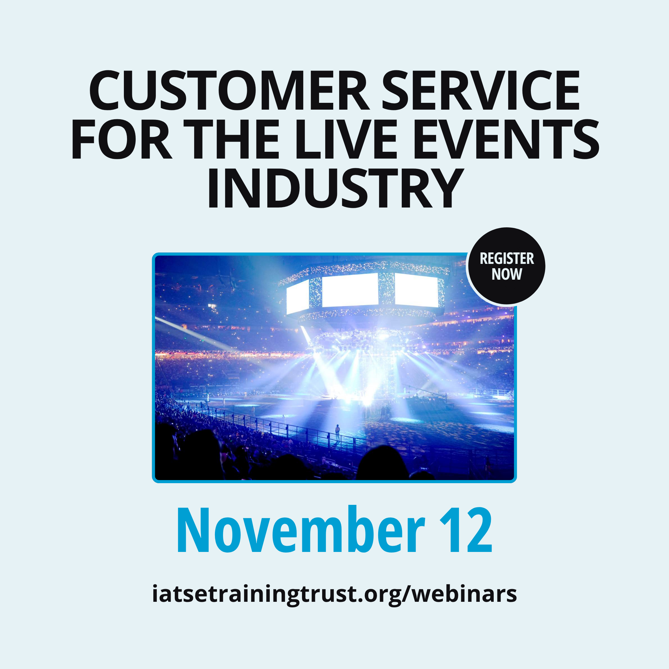 Customer Service for the Live Events Industry on November 12, 2026
