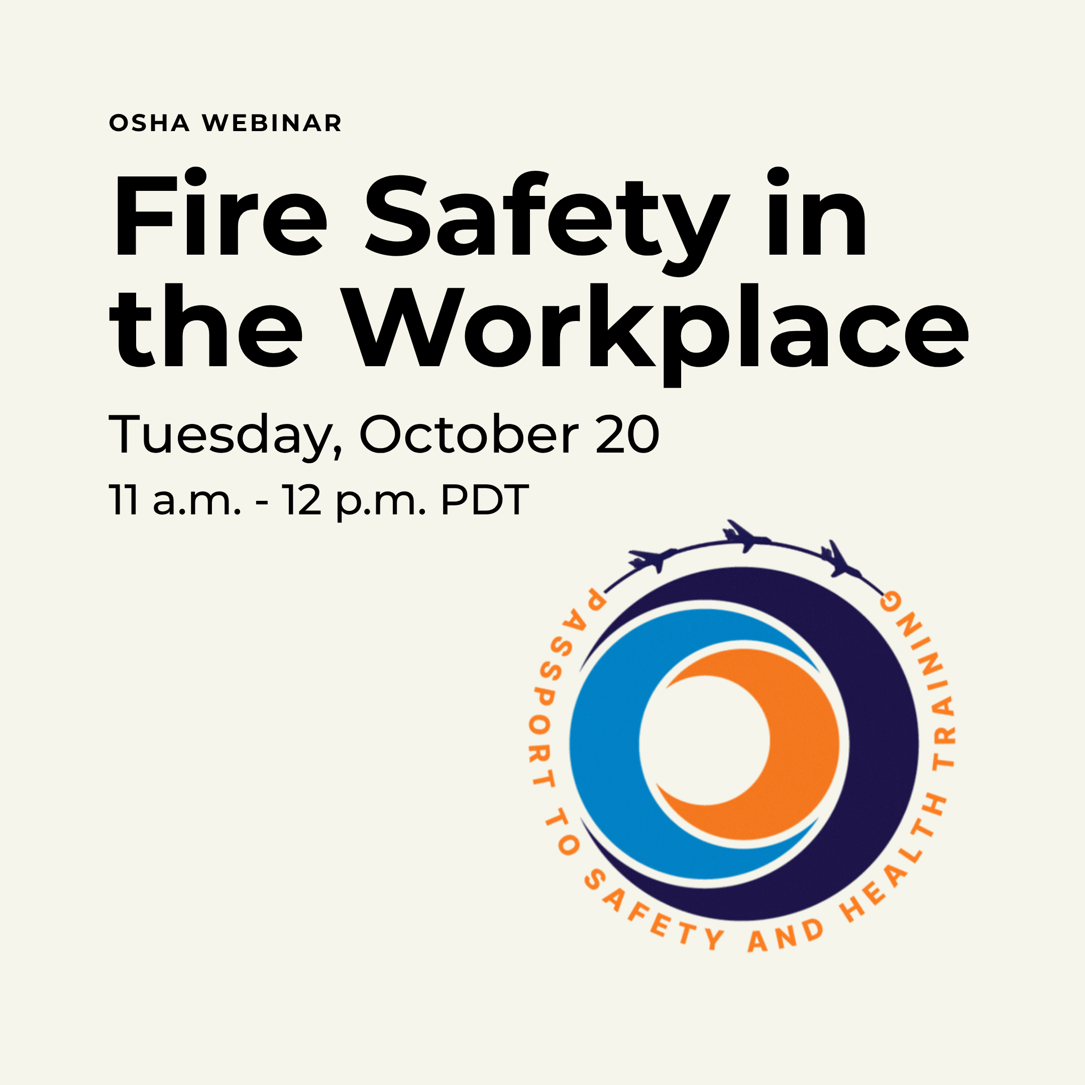 Webinar: Fire Safety in the Workplace