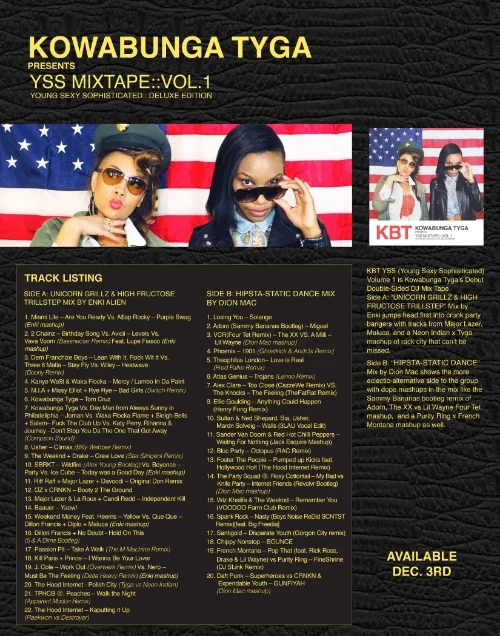 Kowabunga Tyga YSS Mixtape Press Release