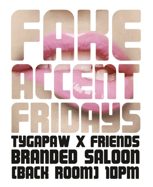 Fake Accent Friday Flyer [Front]
