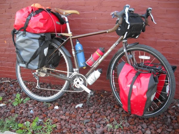 If those front bags where open, think of how much more stuff you could put in there!