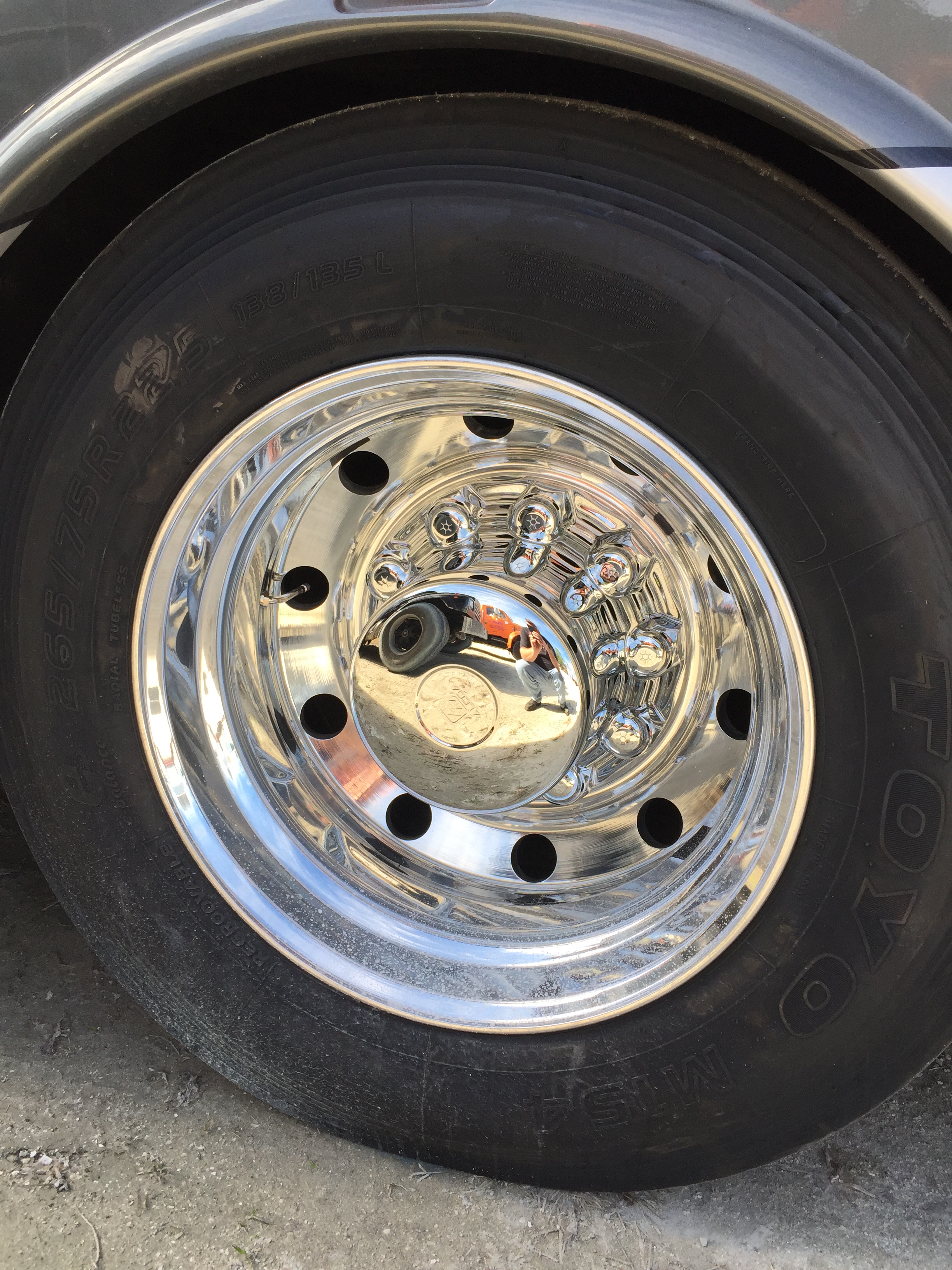New Alcoa Rims on RV