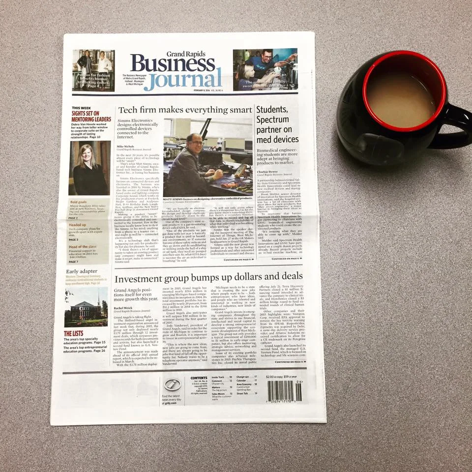 Matt Simms makes front page news