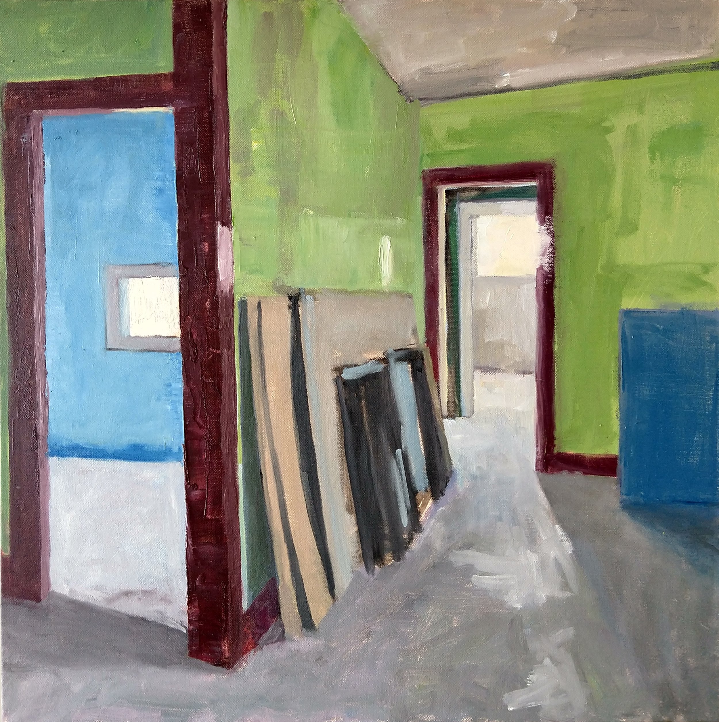 Two Rooms, Blue and Green