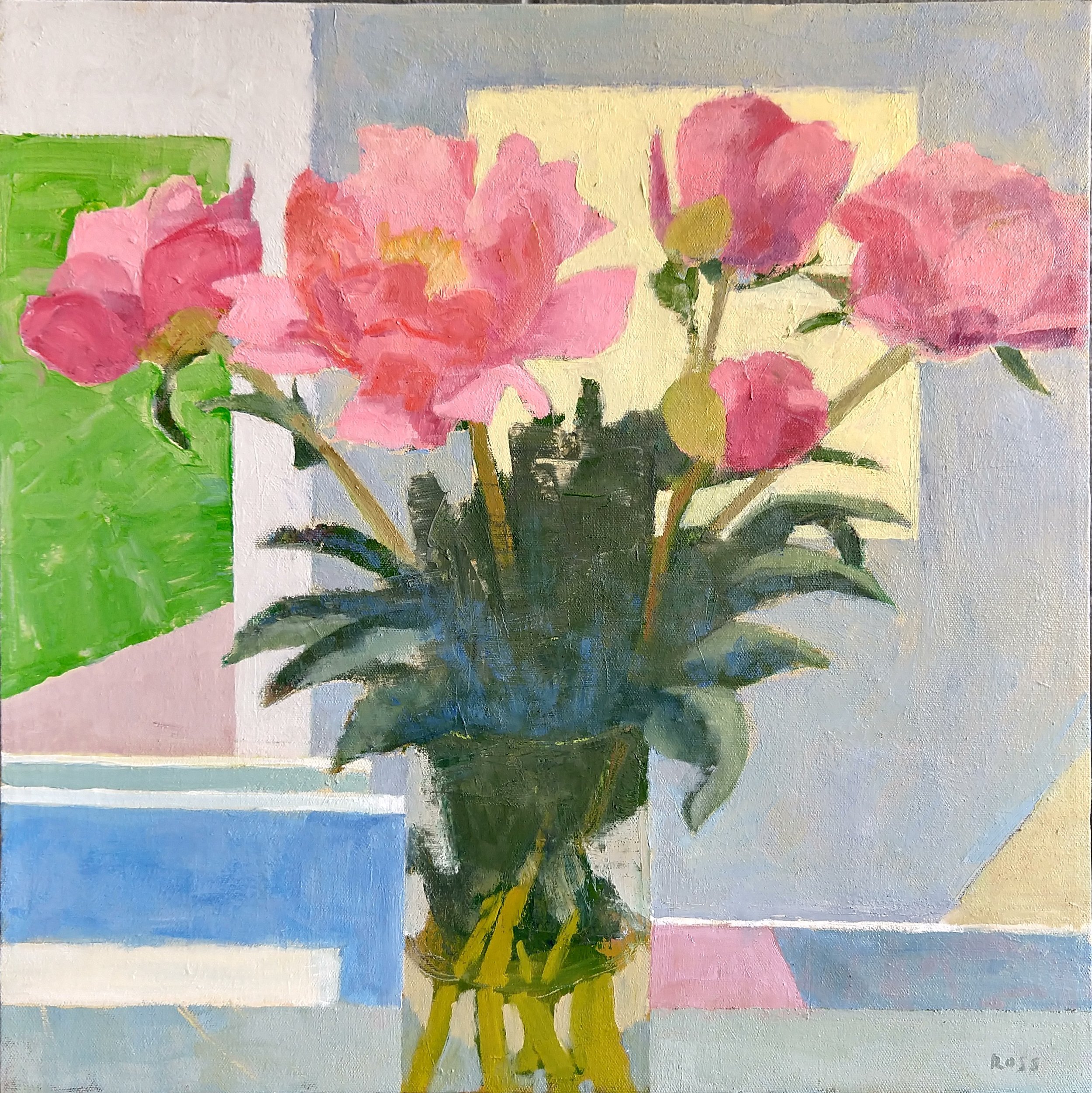 Five Peonies