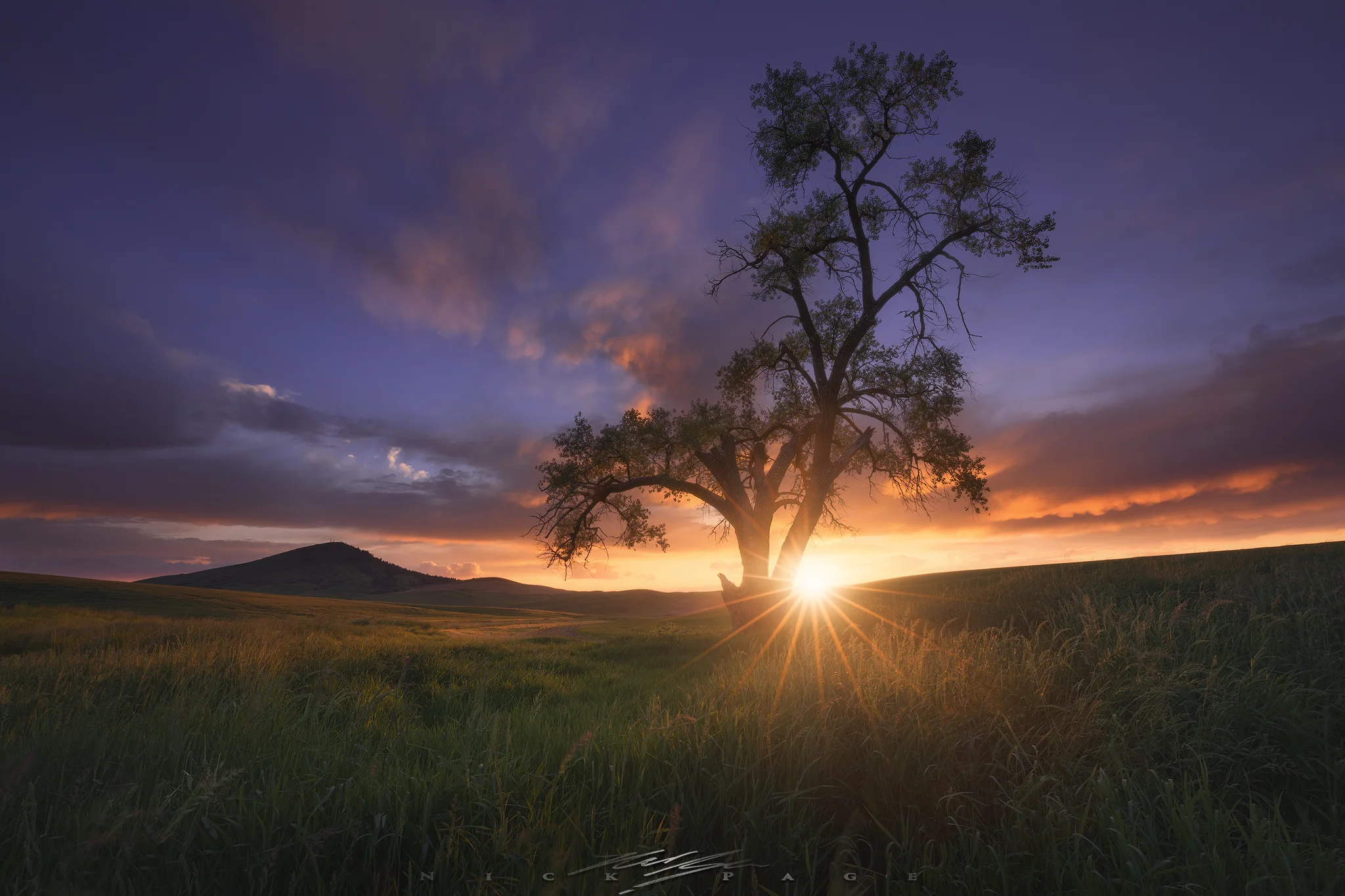 Sunset over the Palouse