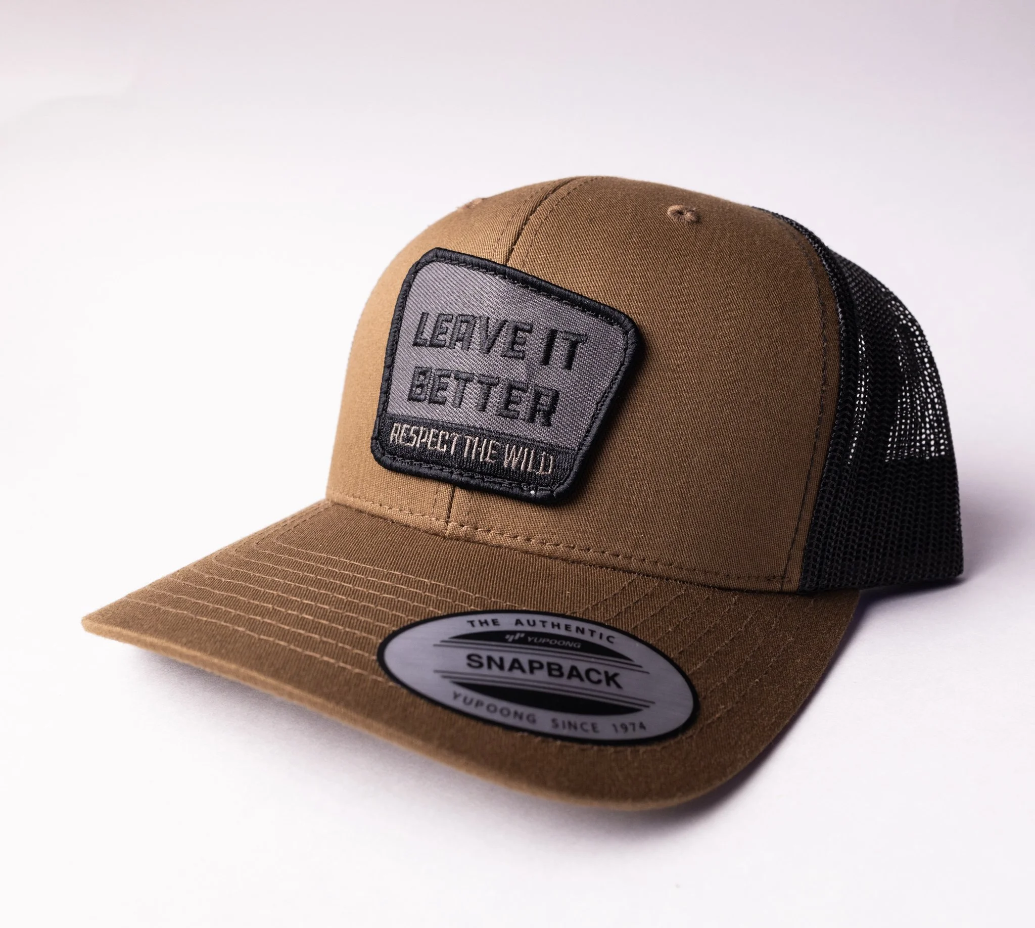 Leave it Better Limited Edition Sandstone Trucker Snapback — Nick Page  Photography