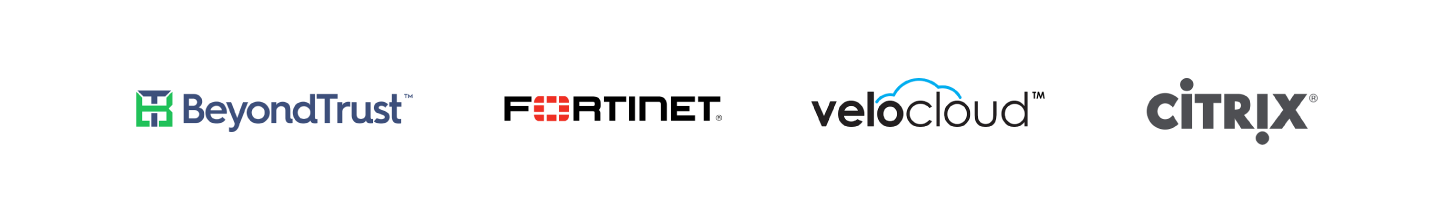 BeyondTrust, Fortinet, VeloCloud, Citrix