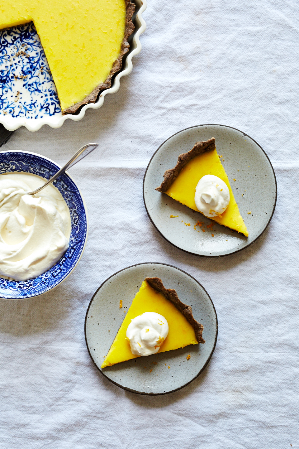 Meyer Lemon Buckwheat Tart (GF, V)