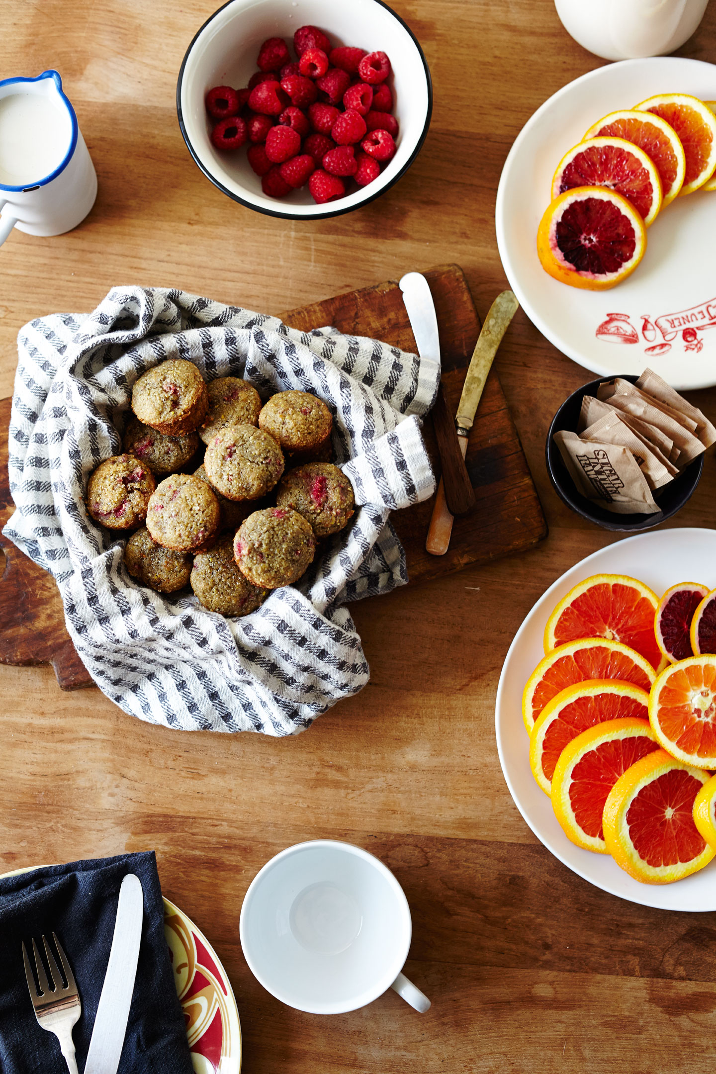 Raspberry Cornmeal Muffins (GF, DF)