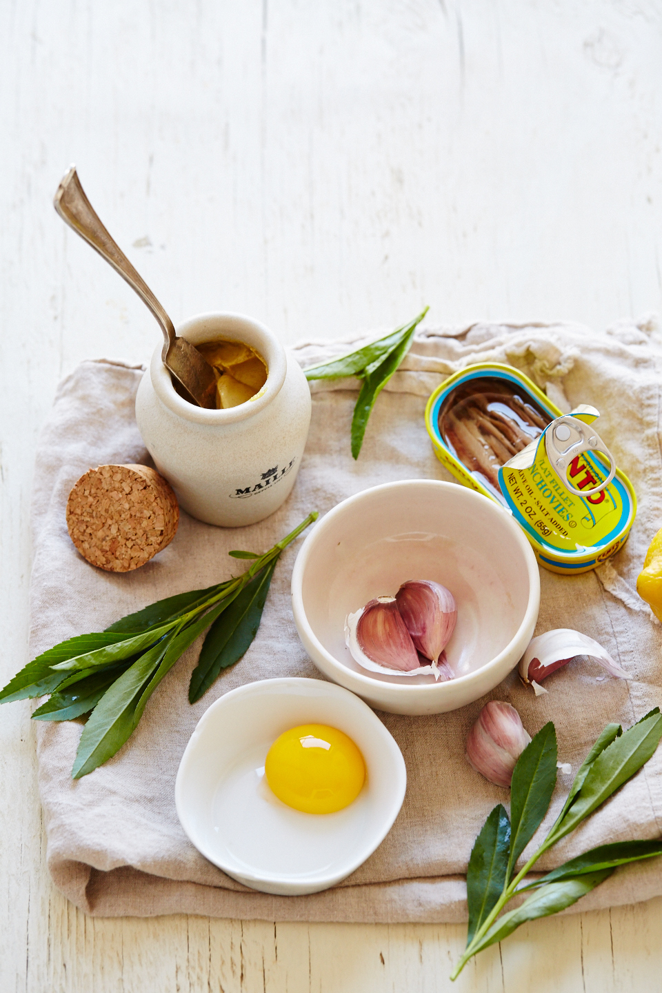 Anchovy, Mustard Vinaigrette (GF)