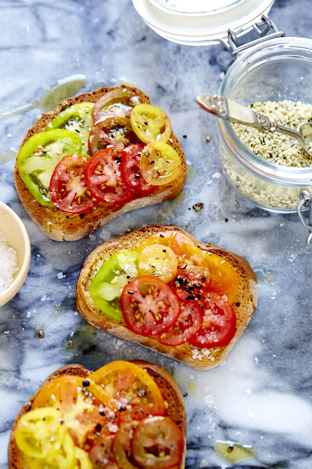 Heirloom Tomato & Hempseed Toast (GF, V+)