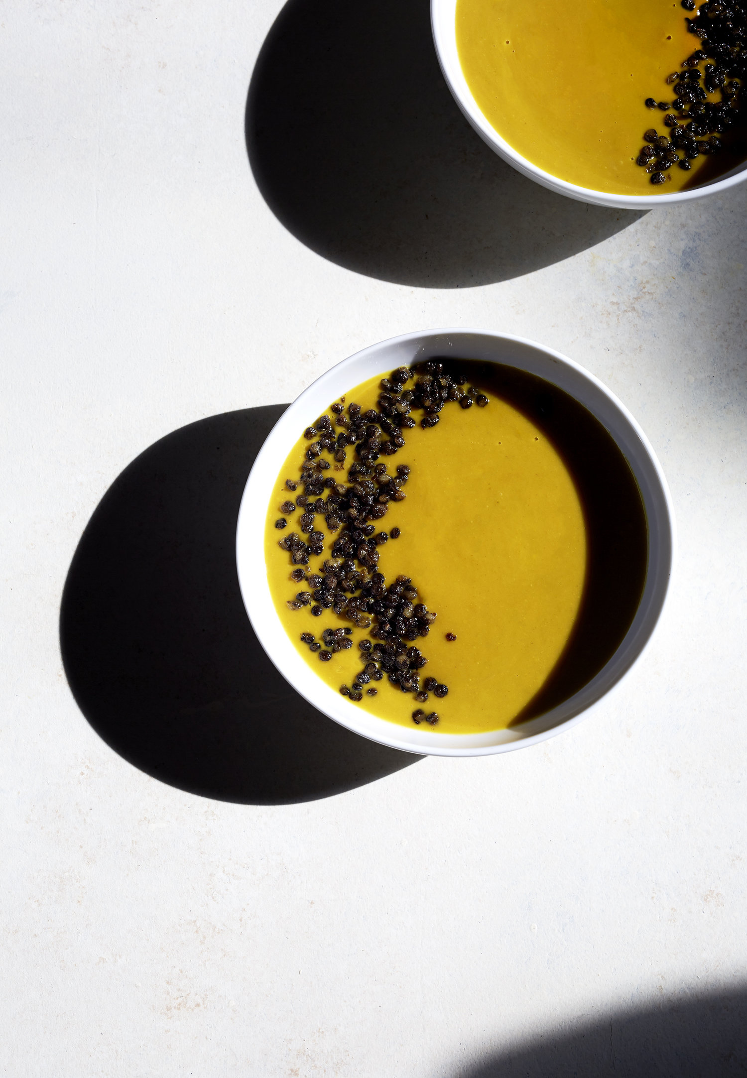 Creamy Miso Kabocha Soup +  Lemongrass, Turmeric (GF, V+)