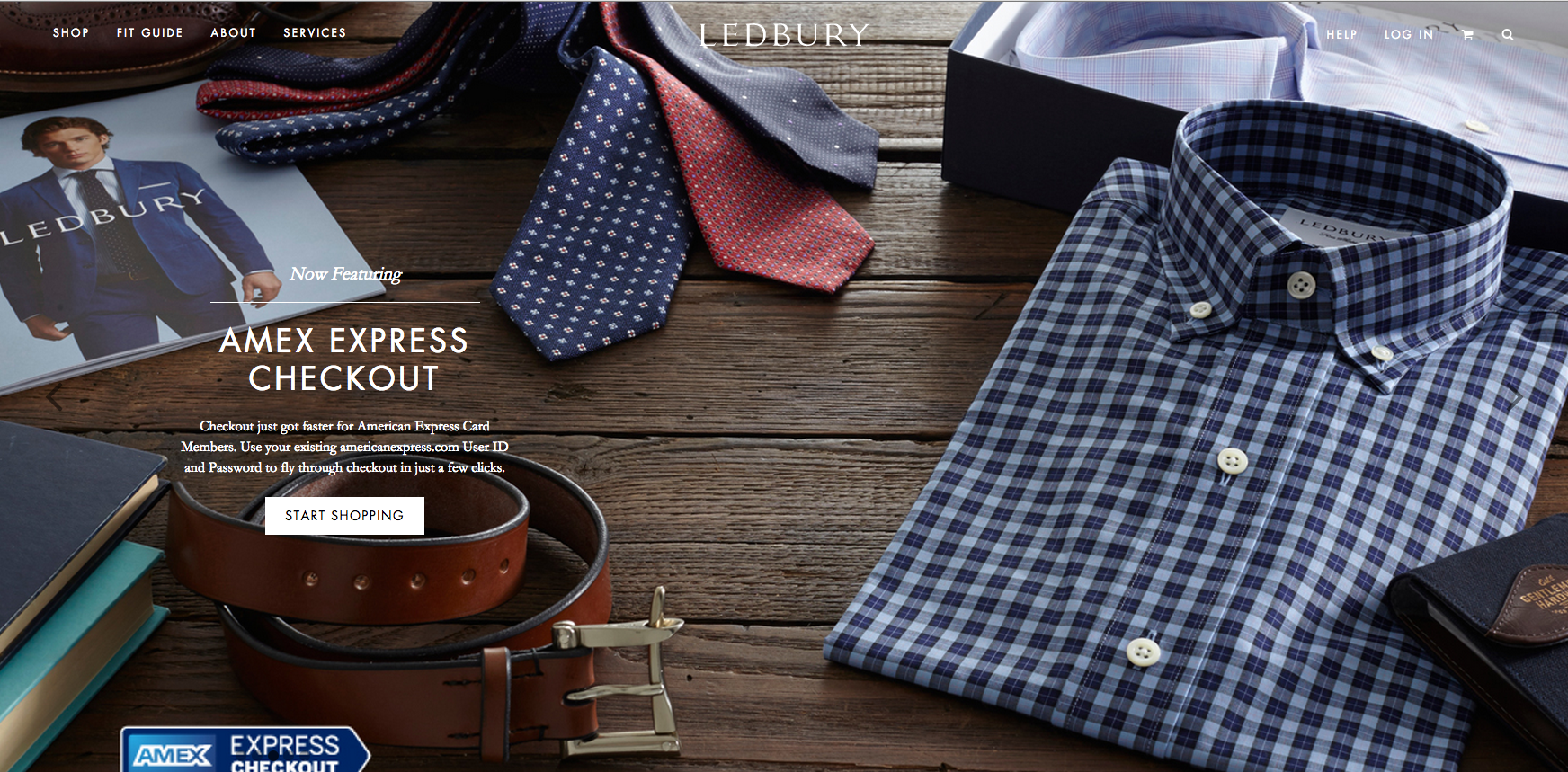 AMEX Express Checkout Ledbury